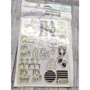Paper Inspiration For Baby Clear Polymer Art Stamps Clearly Inspired